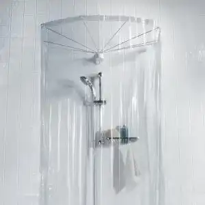Duschspinne Spirella Duschfaltschirm “Ombrella” transparent