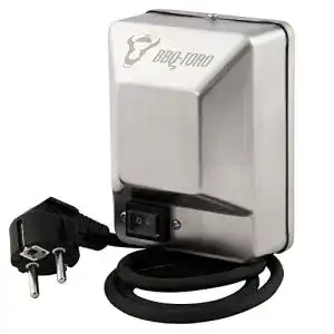 Grillmotor BBQ-Toro Edelstahl für Grillspieß | 220-240V | bis 10 kg