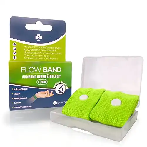 Die beste Mittel gegen Seekrankheit SANICOS Flow Band - Hochwertig 2026 Test Bestseller Mittel gegen Seekrankheit SANICOS Flow Band – Hochwertig