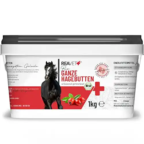 Die beste Hagebutten Pferd ReaVET getrocknet 1kg – Ganz in Bio Qualität 2026 Test Bestseller Hagebutten Pferd ReaVET getrocknet 1kg – Ganz in Bio Qualität