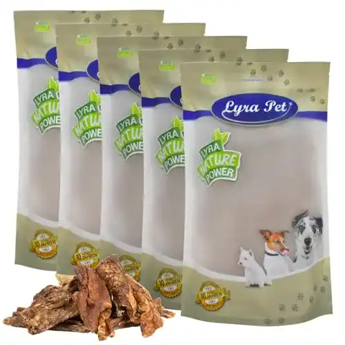 Rinderlunge Lyra Pet ® 5 kg getrocknet fettarm Hundefutter