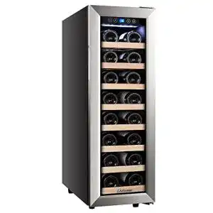 Weinkühlschrank 2 Zonen Kalamera Klein, Kompressor, eine Zone