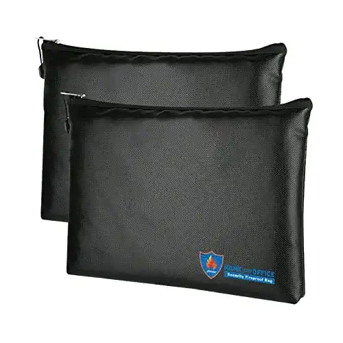 Feuerfeste Geldtasche JEROOP 2 Stück 29x20cm