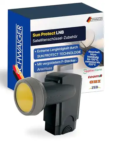 Die beste Schwaiger-LNB SCHWAIGER 371 Quad LNB mit Sun Protect 2026 Test Bestseller Schwaiger-LNB SCHWAIGER 371 Quad LNB mit Sun Protect