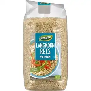 Langkornreis dennree, natur (1 kg) – Bio