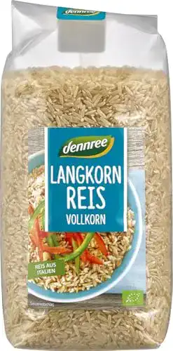 Langkornreis dennree, natur (1 kg) – Bio