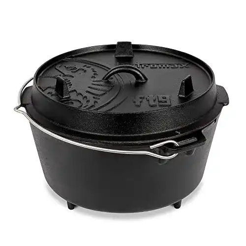 Dutch Oven Petromax Feuertopf ft9 mit Standfüssen