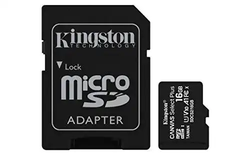 Micro-SD-Karte Kingston Canvas Select Plus, SDCS2/16GB Class 10