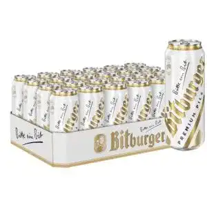 Dosenbier Bitburger Pils Dose, EINWEG (24 x 0.5 l)