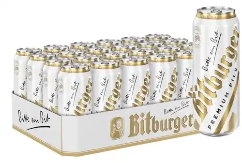 Dosenbier Bitburger Pils Dose, EINWEG (24 x 0.5 l)