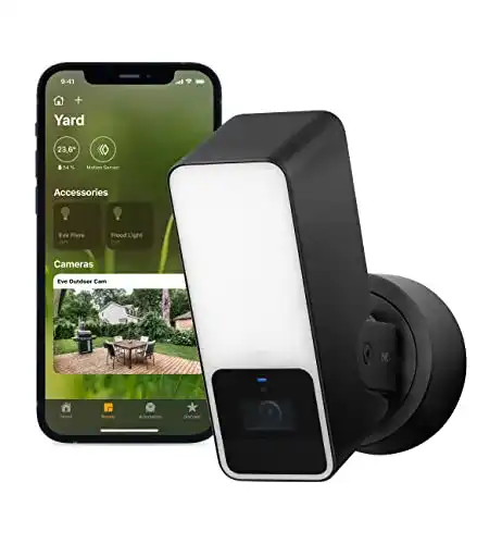 HomeKit-Kamera Eve Outdoor Cam, Smarte Überwachungskamera