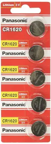 Die beste CR1620 Panasonic Lithium-Knopfzellen, 3V, 5 Stück 2026 Test Bestseller CR1620 Panasonic Lithium-Knopfzellen, 3V, 5 Stück