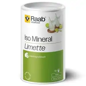 Mineraldrink Raab Vitalfood Iso Mineral Limette, isotonisch, 600 g