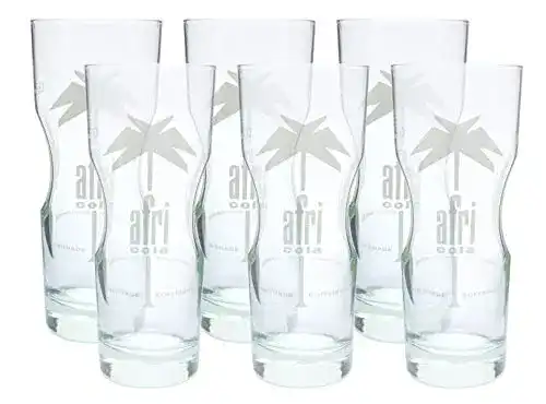 Cola-Glas Afri Cola Longdrink Form Gläser 6 Stück 0,30l