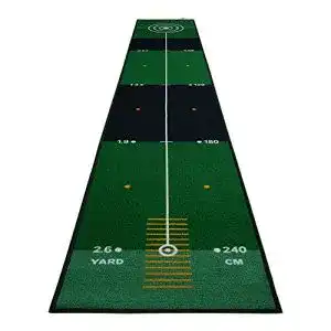 Putting-Matte YX-lle Home Golf Puttingmatten Golf Übungsmatte Golf Matte Nylon Putting