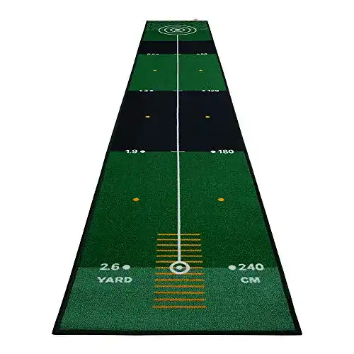 Putting-Matte YX-lle Home Golf Puttingmatten Golf Übungsmatte Golf Matte Nylon Putting