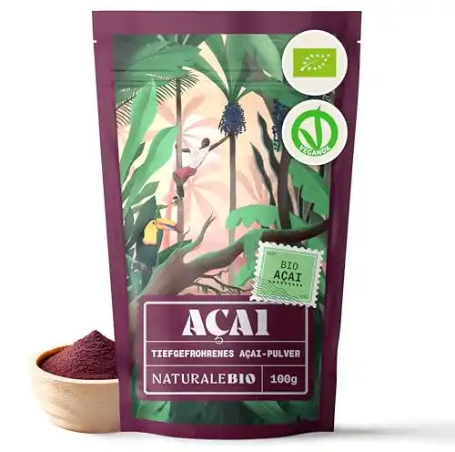 Acai-Beere NaturaleBio Açaí Beeren Pulver Bio, 100g
