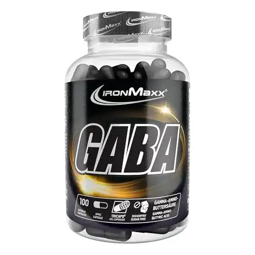 Gaba-Kapseln IronMaxx GABA Kapseln, hochdosiert, 100 Kapseln
