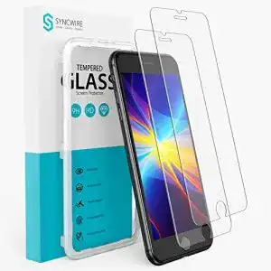 iPhone-7-Plus-Panzerglas Syncwire, 2 Stück Anti-Bläschen