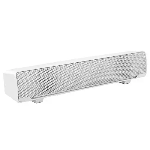Die beste Soundbar (weiß) Topiky USB Soundbar, Wired Stereo 2026 Test Bestseller Soundbar (weiß) Topiky USB Soundbar, Wired Stereo