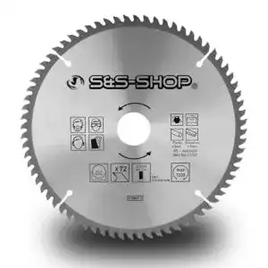 Kreissägeblatt für Aluminium S&S-Shop oder Kunststoff