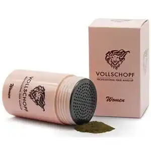 Streuhaar Vollschopf Schütthaar speziell für Frauen, Mittelbraun