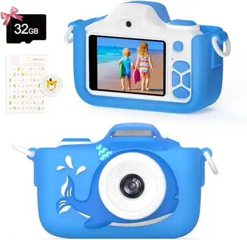 Kinderkamera Kriogor Kamera für Kinder, Digital Fotokamera