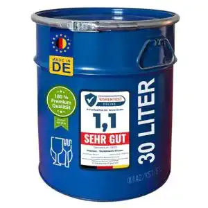 Ascheeimer sicon Stahlfass 30 Liter Hobbock Deckelfass Metall