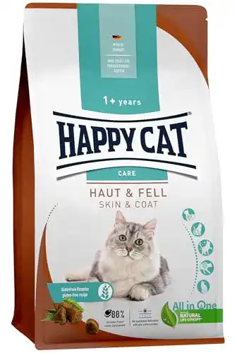 Happy-Cat-Trockenfutter Happy Cat, Sensitive Haut & Fell, 1,3 kg