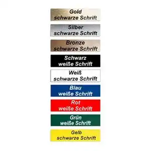 Klingelschild Gravola 2-Stück selbstklebend, MADE IN GERMANY