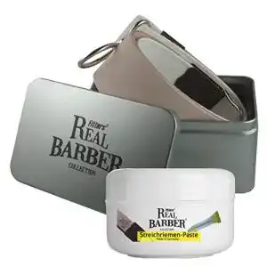 Streichriemen Fitters Real Barber Rasiermesser, Leder, inkl. Paste