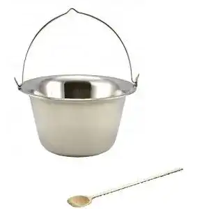 Gulaschkessel Armeeverkauf Original ungarisch Edelstahl 6 Liter