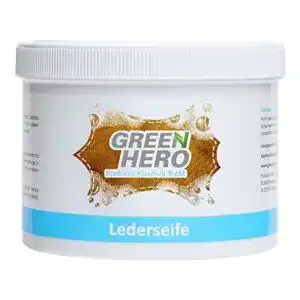 Lederseife Green Hero, 500 ml, inkl. Reinigungsschwamm