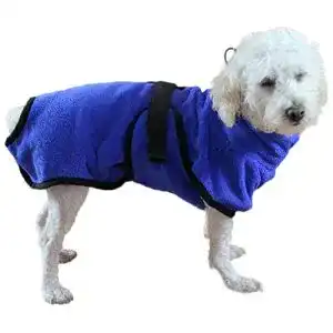 Hundebademantel hikong Mikrofaser Hundemantel Doggy Dry