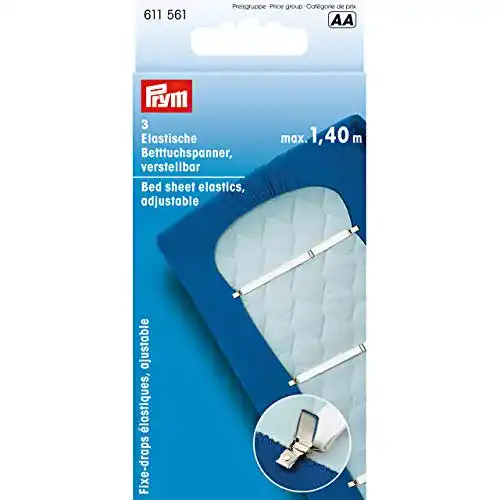 Bettlakenspanner Prym elastische Betttuchspanner, 3 Stück