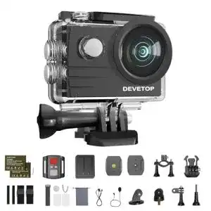 günstige Action-Cam DEVETOP Glory60, Ultra HD Sportskamera