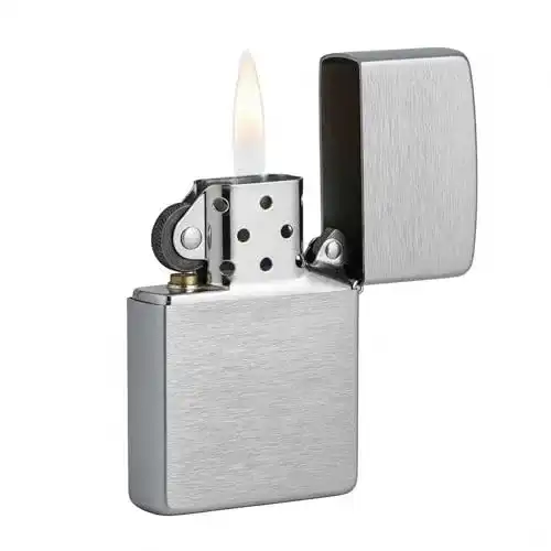 Sturmfeuerzeug Zippo Benzin Feuerzeug Chrom Standard