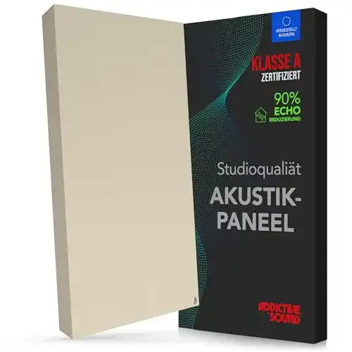 Die beste Schallabsorber ADDICTIVE SOUND Premium 100x50x11 cm 2026 Test Bestseller Schallabsorber ADDICTIVE SOUND Premium 100x50x11 cm