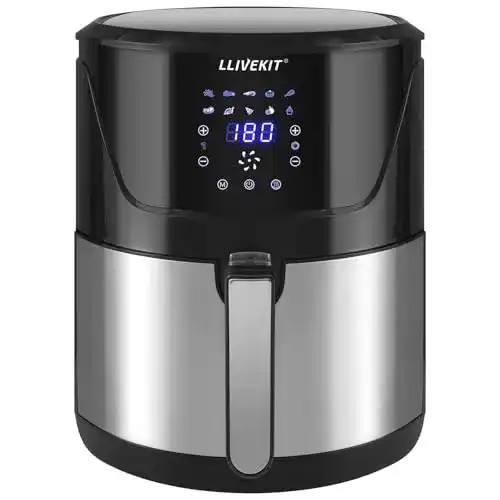 Heißluftfritteuse 7 Liter LLIVEKIT Heißluftfritteuse XXXL