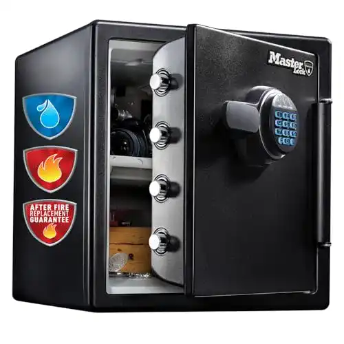 Tresor feuerfest Master Lock Tresor [Feuer- und Wasserfest] [33,6 L]