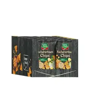 Kichererbsen-Chips Funny-Frisch, Joghurt Gurken Style, 12 x 80 g