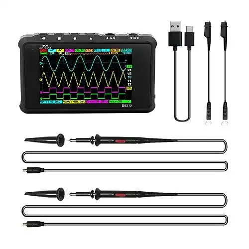Mini-Oszilloskop MINIWARE Tragbares Oszilloskop DS213 Tragbar