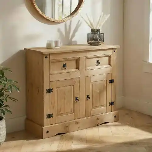 Kommode (Holz) CARO-Möbel Sideboard Salsa, Kiefer massiv