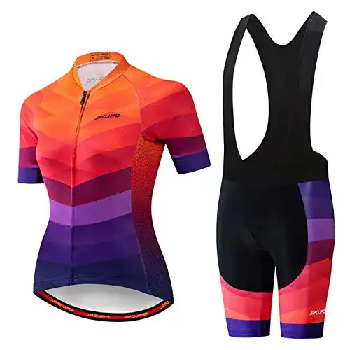 Bibshorts Damen Hotlion Radtrikot Sets Trägerhose Sommer