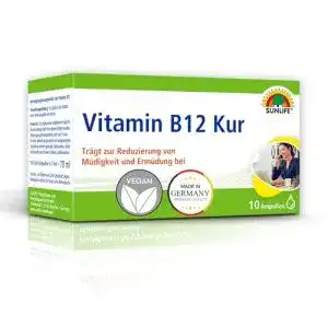 Vitamin-B12-Trinkampullen Sunlife VITAMIN B12 Kur: 10 Ampullen