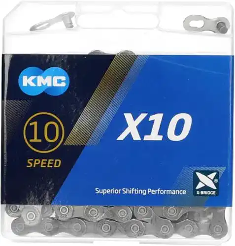 Fahrradkette 10-fach KMC Unisex Erwachsene Grey X10 10-Fach