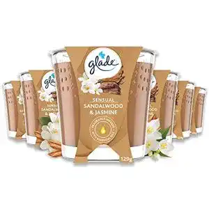 Glade-Duftkerzen Glade, Glas, 6er Pack, Sensual Sandalwood