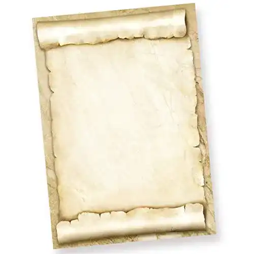 Urkunde tatmotive Briefpapier blanko (25 Blatt) A4