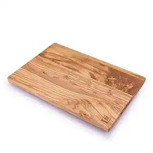 Schneidebrett (Olivenholz) zayiko, Naturholz mit Füßen
