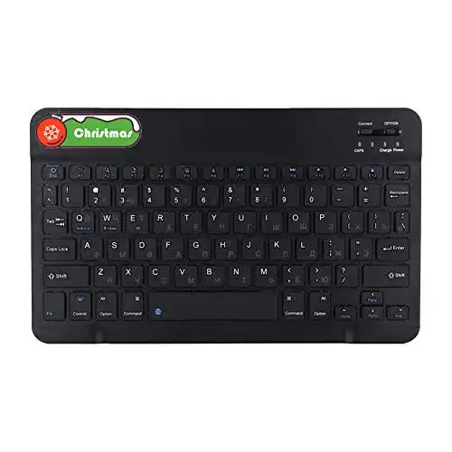 Russische Tastatur Diyeeni Ultra Slim Drahtlose Tastatur, Bluetooth